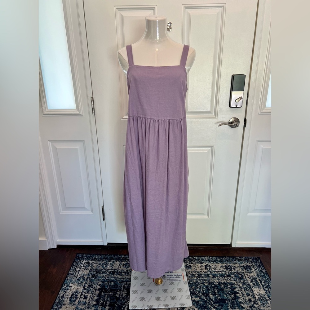 Sonoma Purple Smocked Sundress